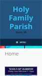 Mobile Screenshot of holyfamilysparta.org